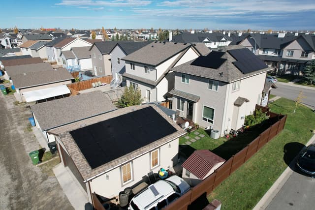 Commercial solar panel installation Calgary