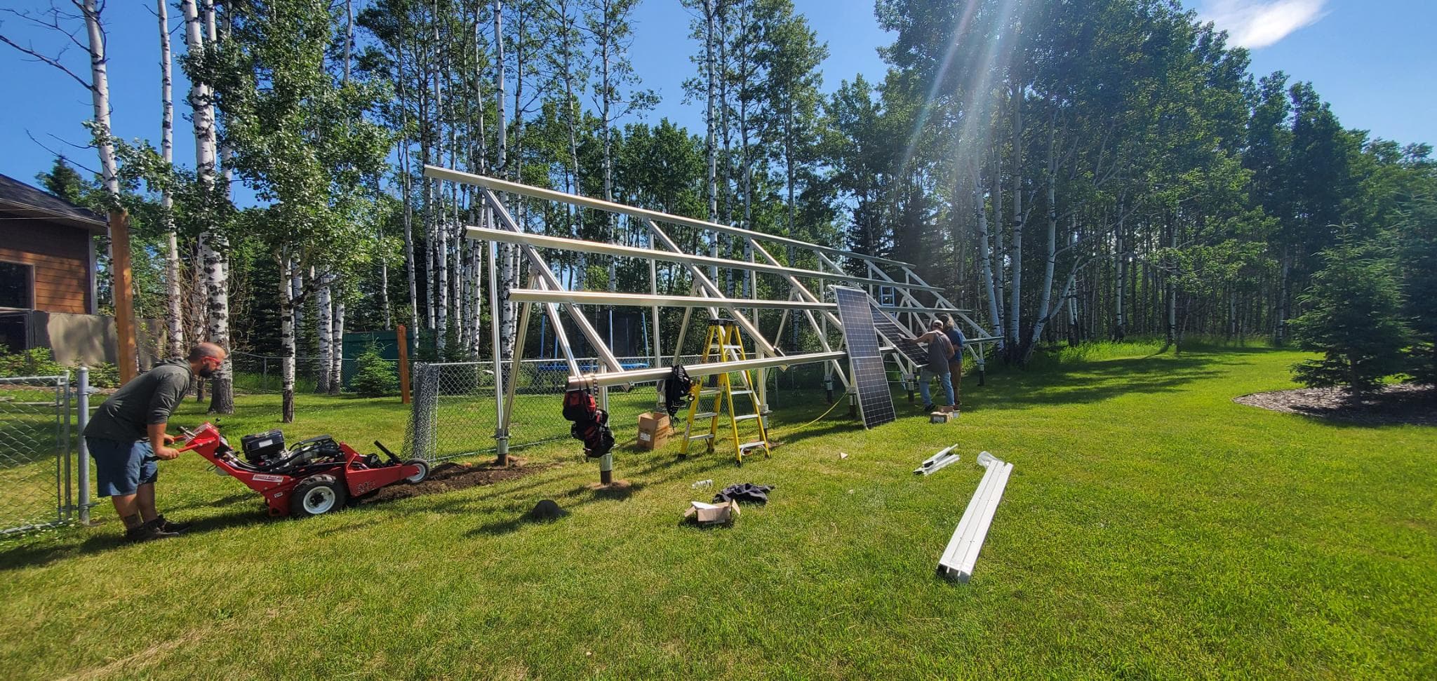 Flux Renewables solar installation in Alberta
