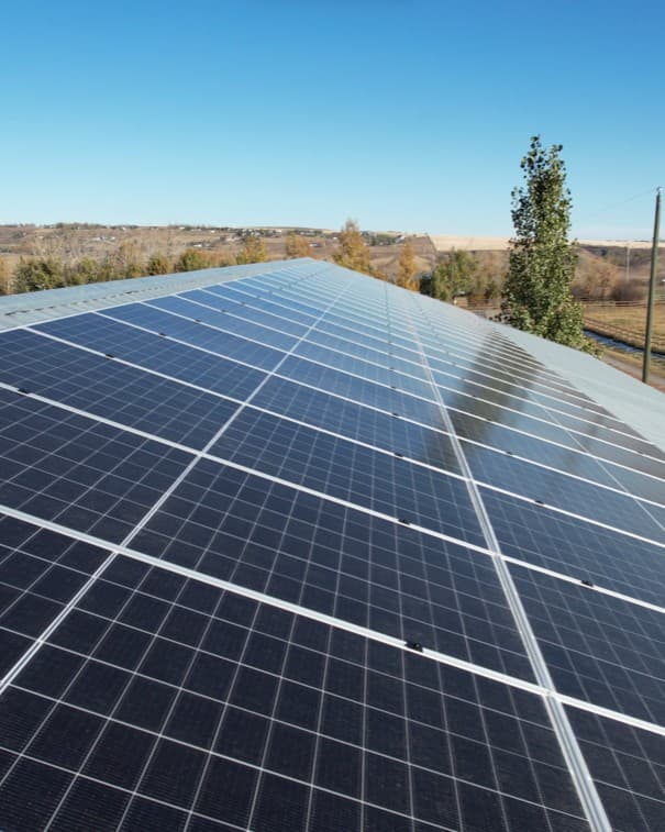 Flux Renewables solar installation in Alberta