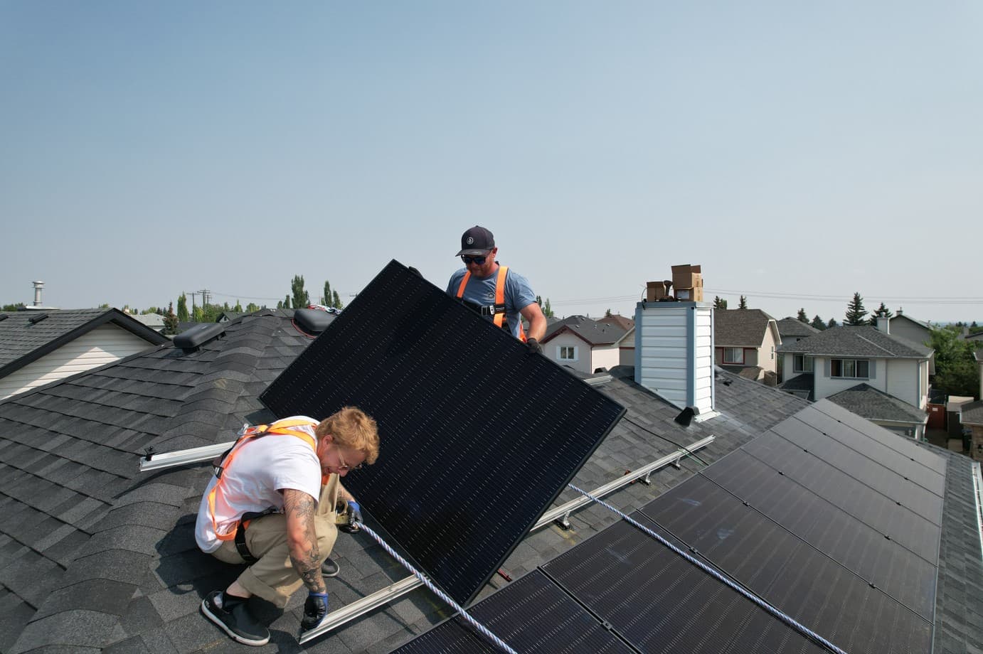 Flux Renewables solar installation in Alberta