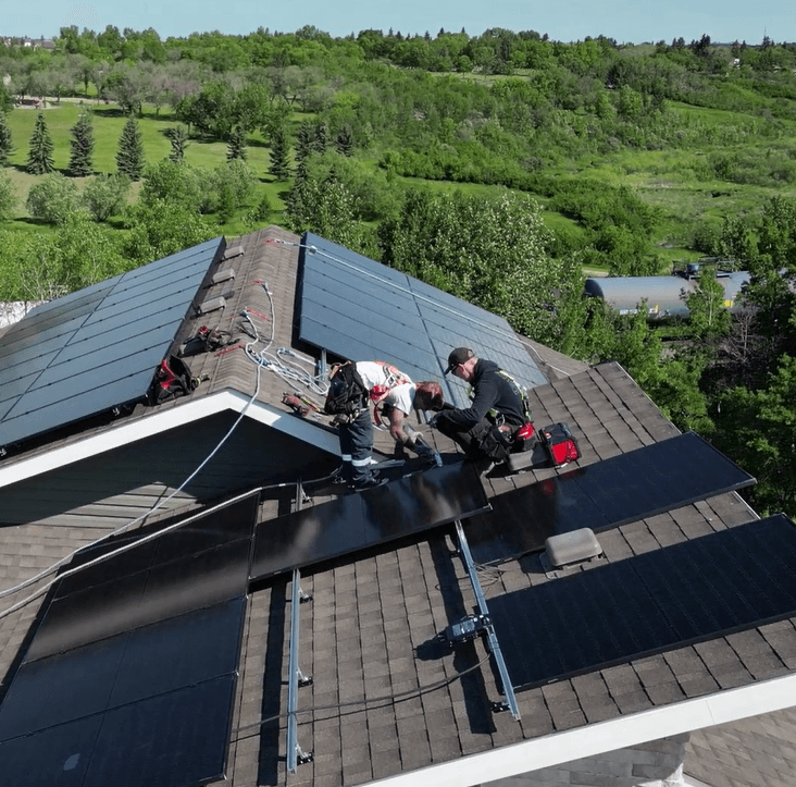 Flux Renewables solar installation in Alberta